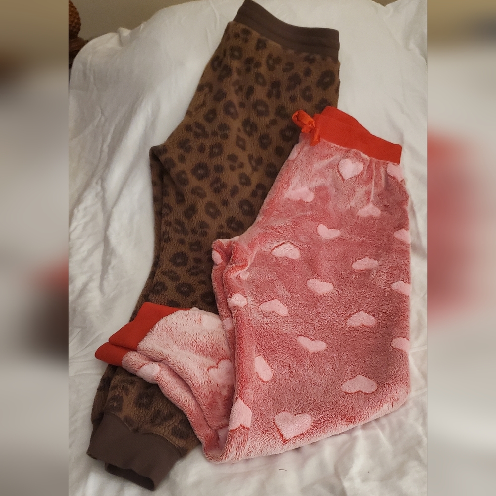 2 for $4 !! FUZZY PAJAMA PANTS!